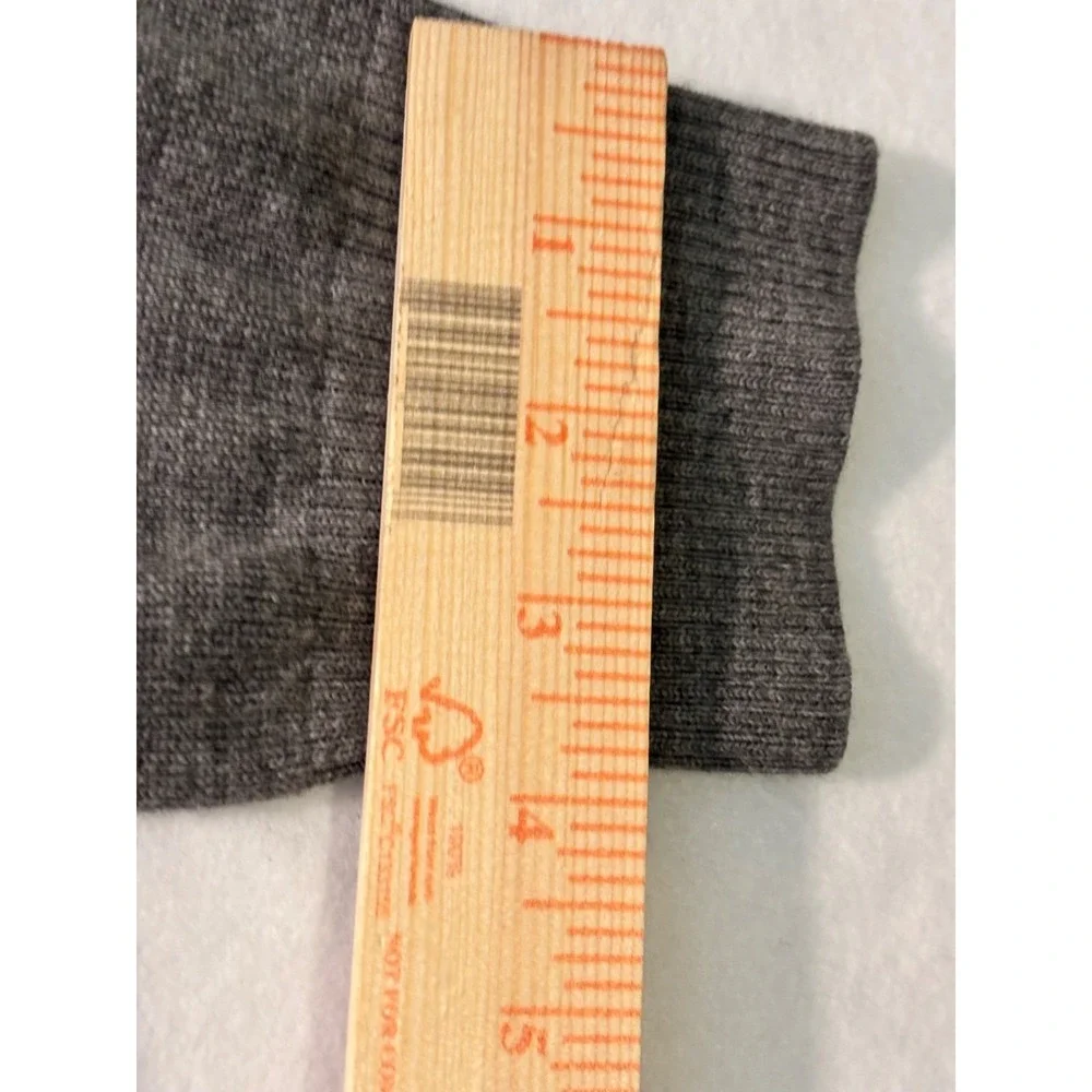 Banana Republic Sweater Mens L‎ Grey Excellent Merino Wool V-Neck Long Sleeve